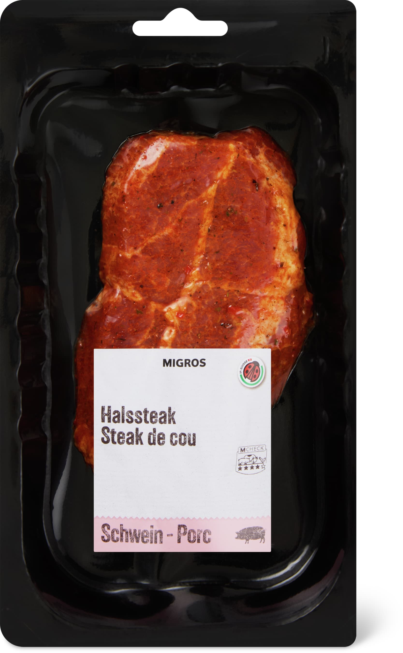 Migros Schweinshalssteak 100g